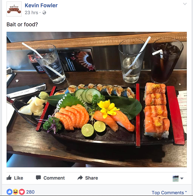 Kevin Fowler Sushi